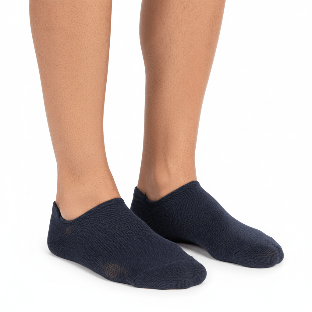 2 Pack Invisible Socks - Grey - Giordano