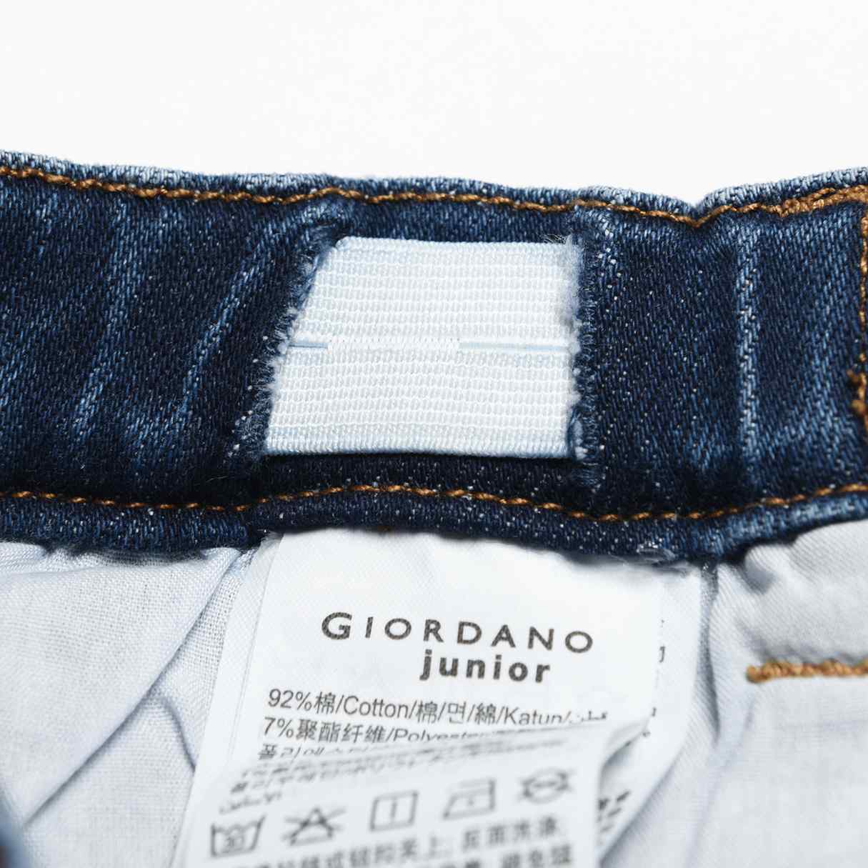Junior Regular Tapered Elastic Waist Jeans - Giordano