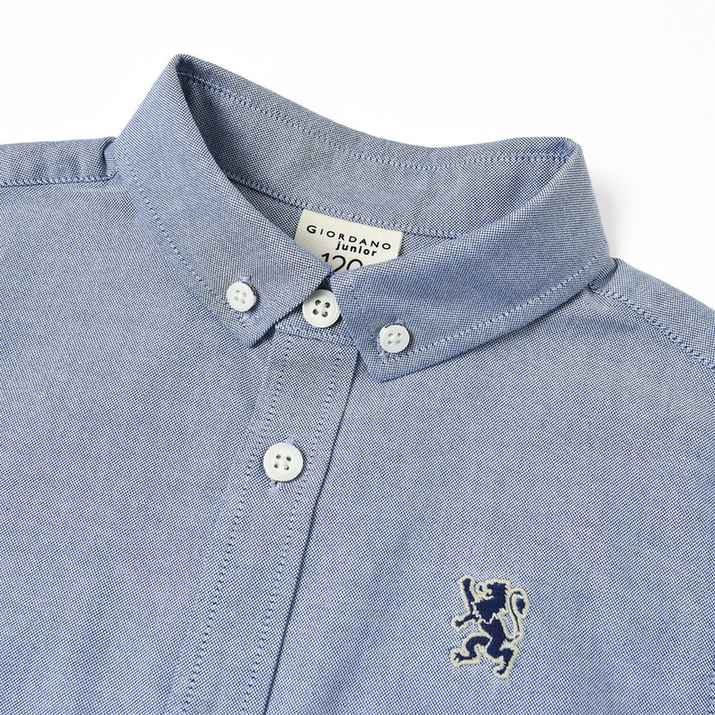 Junior's Regular Fit Oxford Shirt - Giordano