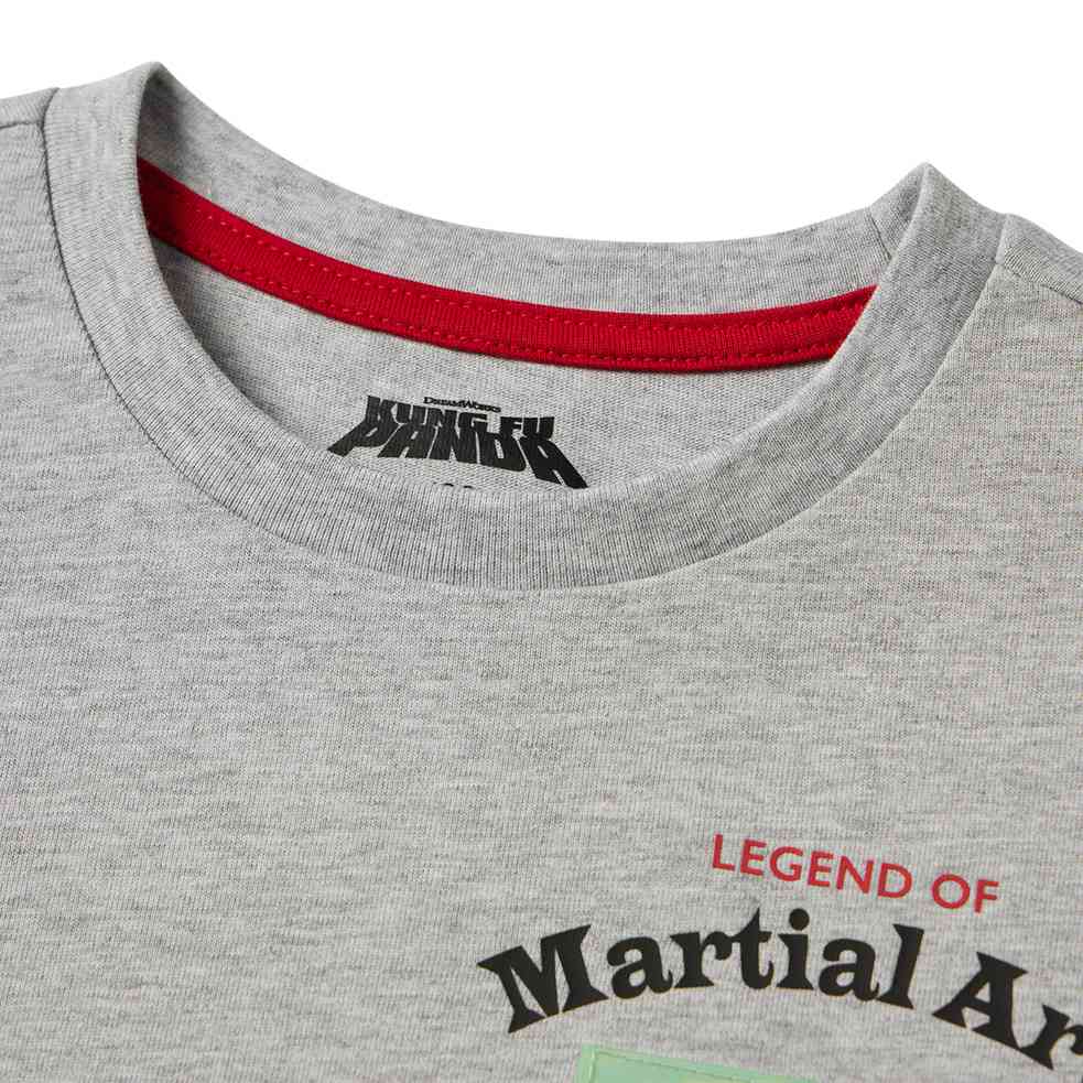 Kids Kung Fu Panda Series Cotton Jersey Crewneck Print Tee - Giordano