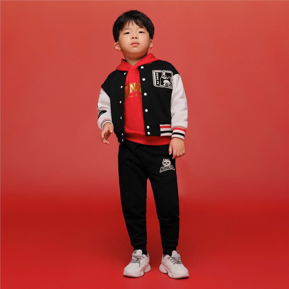 Kids Kung Fu Panda Series French Terry Hoodie - Giordano