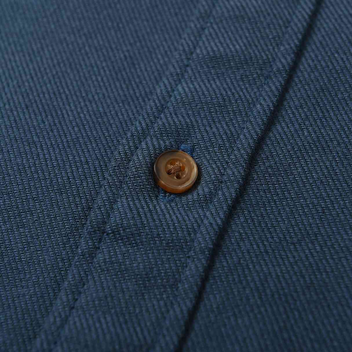 Men's Basket Weave Full Opening Long Sleeve Shirt - Giordano