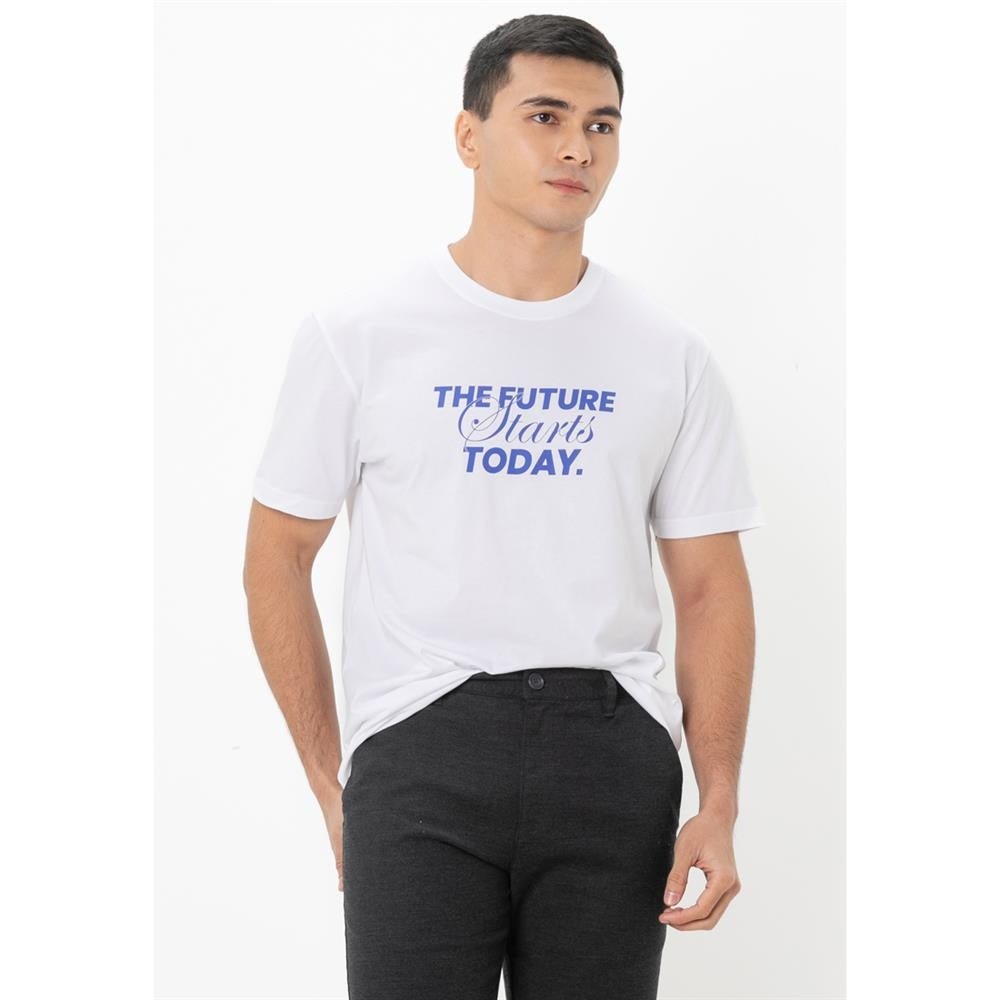 Men's Cotton Jersey Print Tee - Giordano