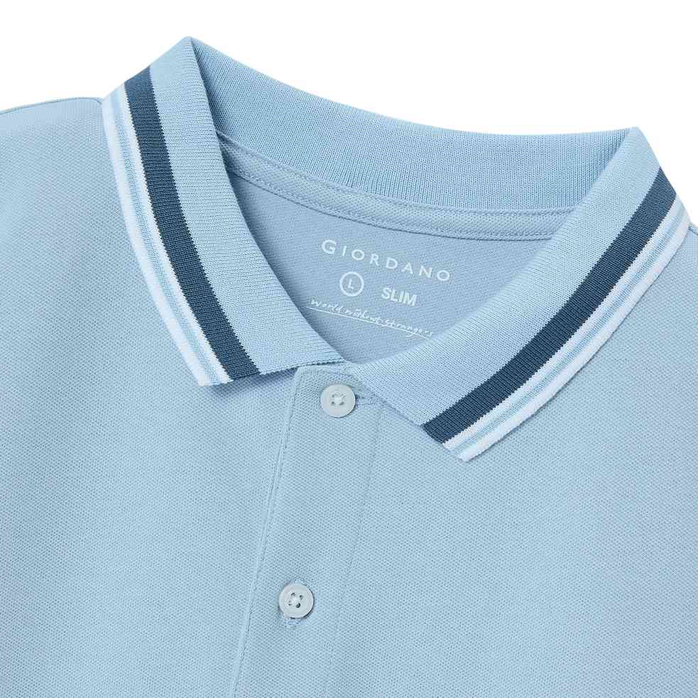 Men's Eagle Embroidery Solid Polo - Giordano