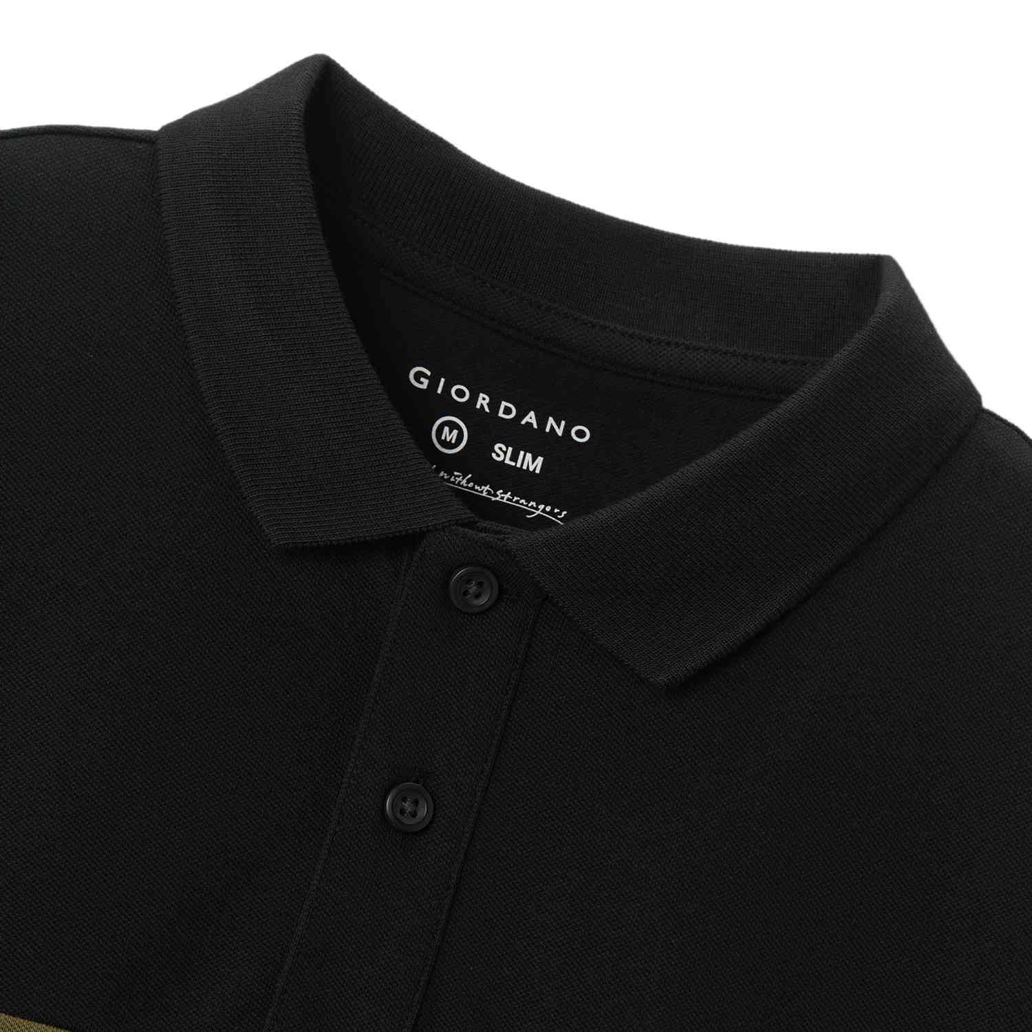 Men's Lion Embroidery Bold Polo. - Giordano