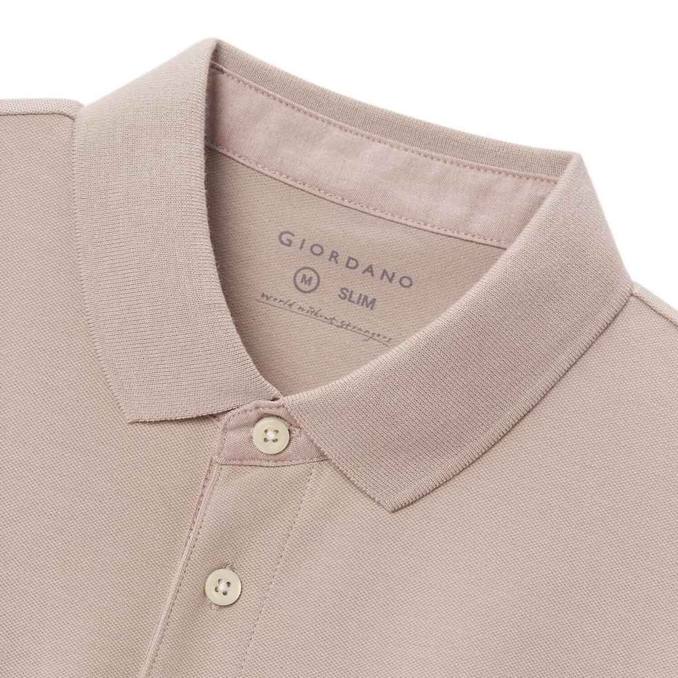 Men's Lion Embroidery Bold Polo. - Giordano