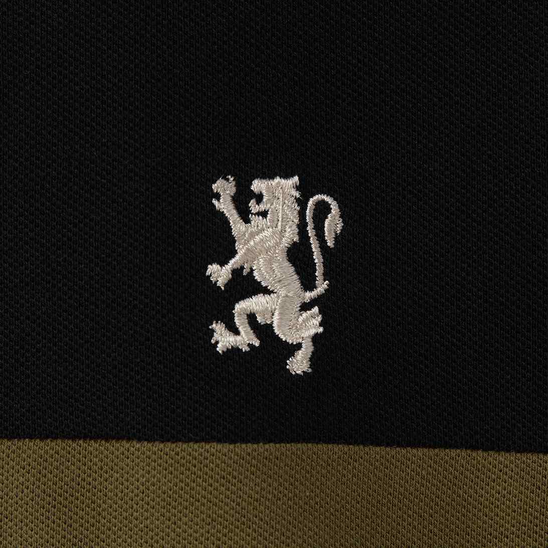 Men's Lion Embroidery Bold Polo. - Giordano