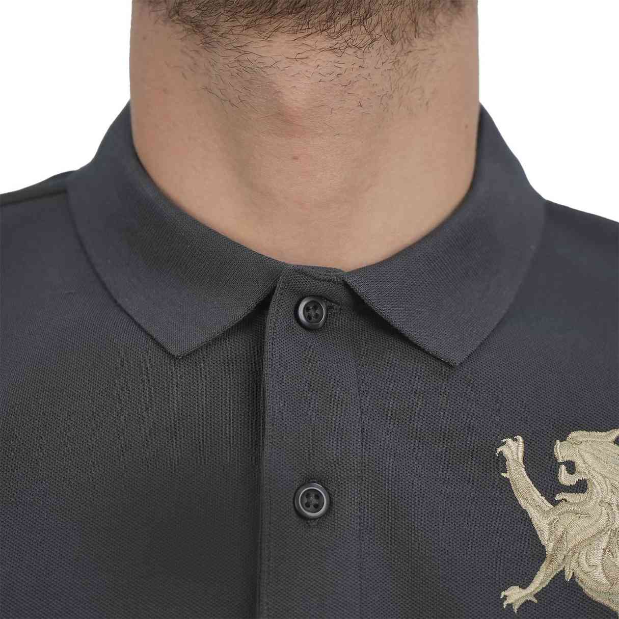Men's Lion Polo - Grey - Giordano