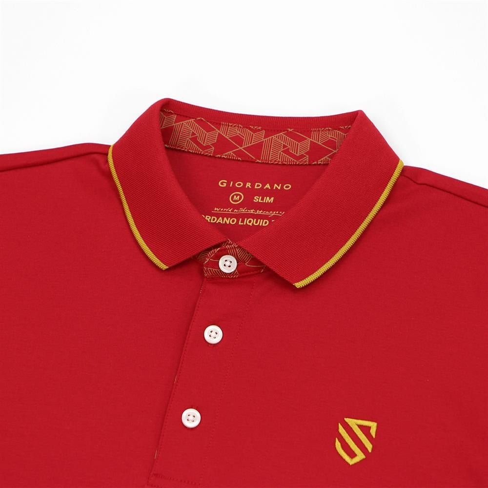 Men's Liquid Touch Badge Polo - Giordano