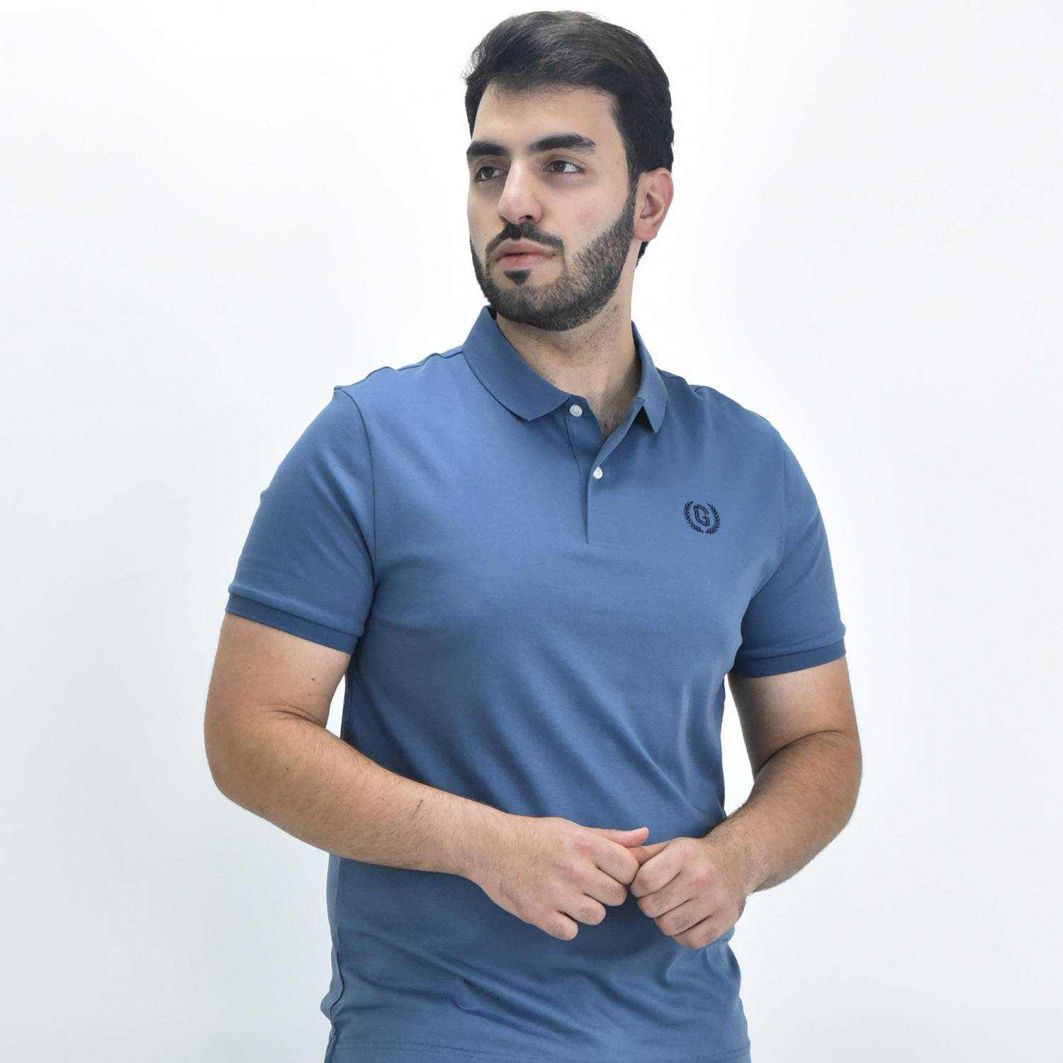 Men's Liquid Touch Polo - Blue - Giordano