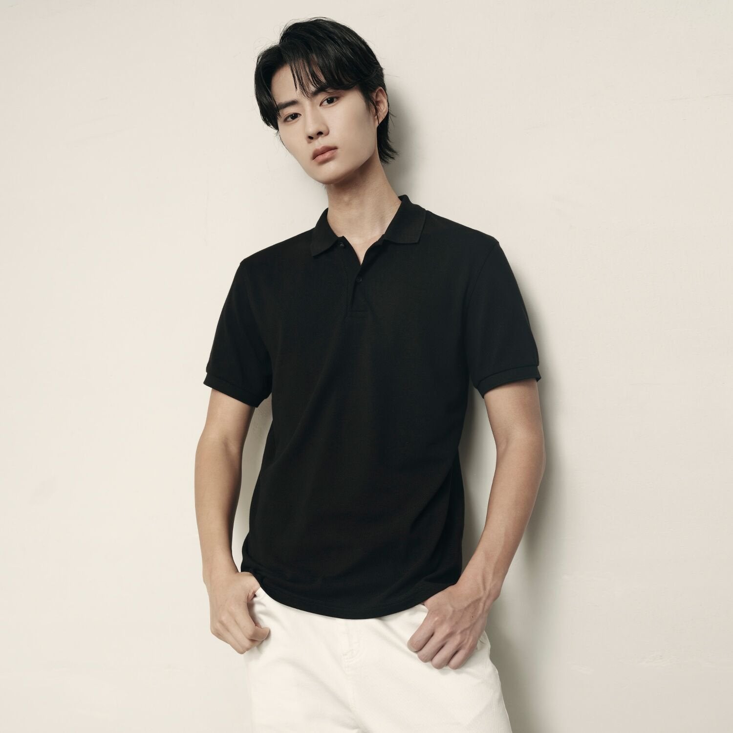 Men's Polo Shirt: Cotton Pique, Short Sleeve | Korea Collection - Giordano