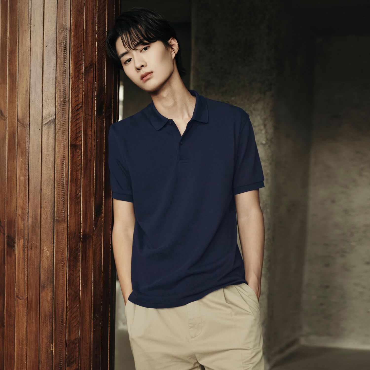 Men's Polo Shirt: Cotton Pique, Short Sleeve | Korea Collection - Giordano