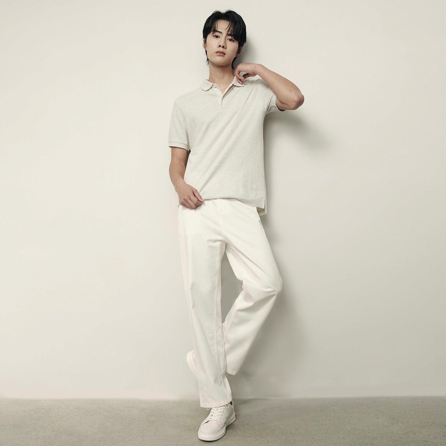 Men's Polo Shirt: Cotton Pique, Short Sleeve | Korea Collection - Giordano