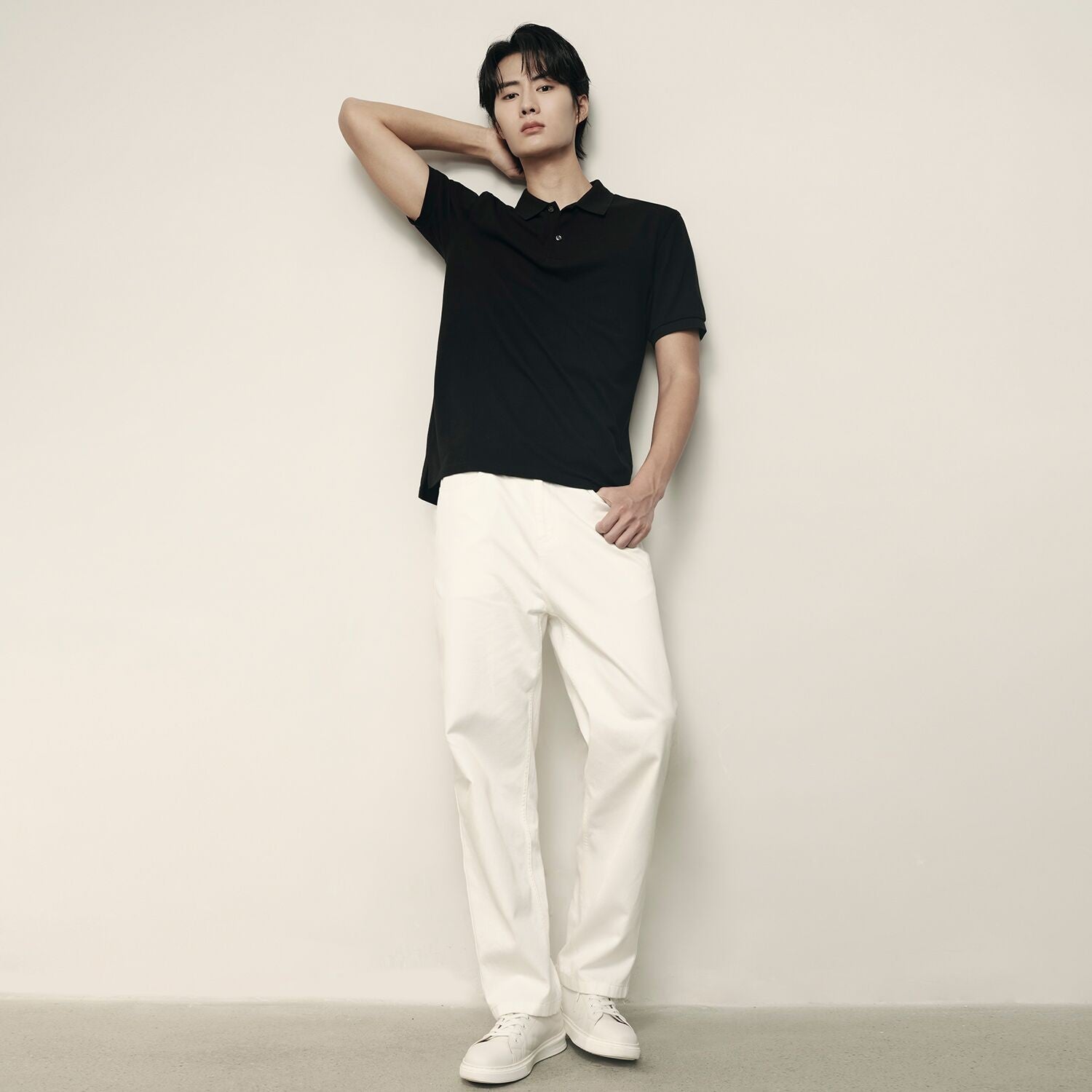 Men's Polo Shirt: Cotton Pique, Short Sleeve | Korea Collection - Giordano