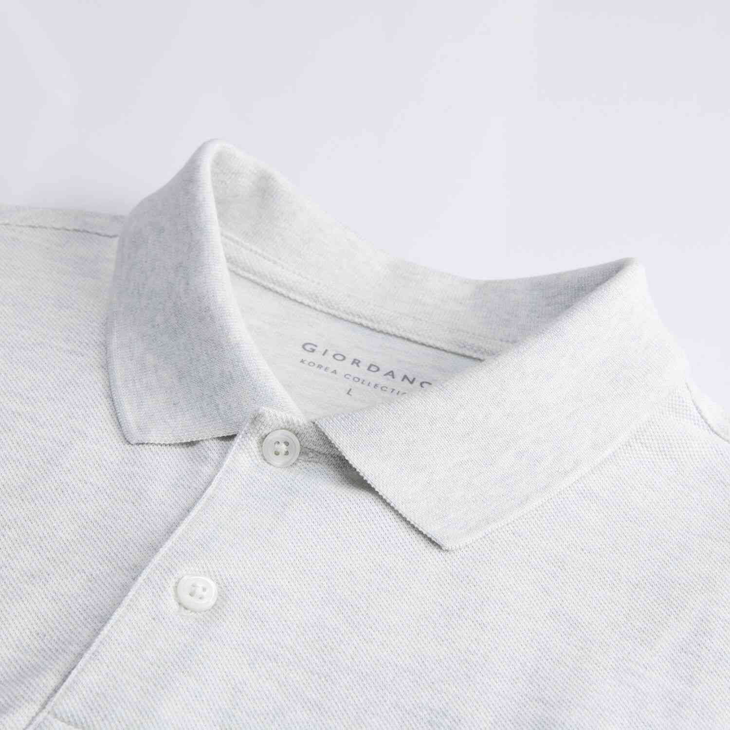 Men's Polo Shirt: Cotton Pique, Short Sleeve | Korea Collection - Giordano