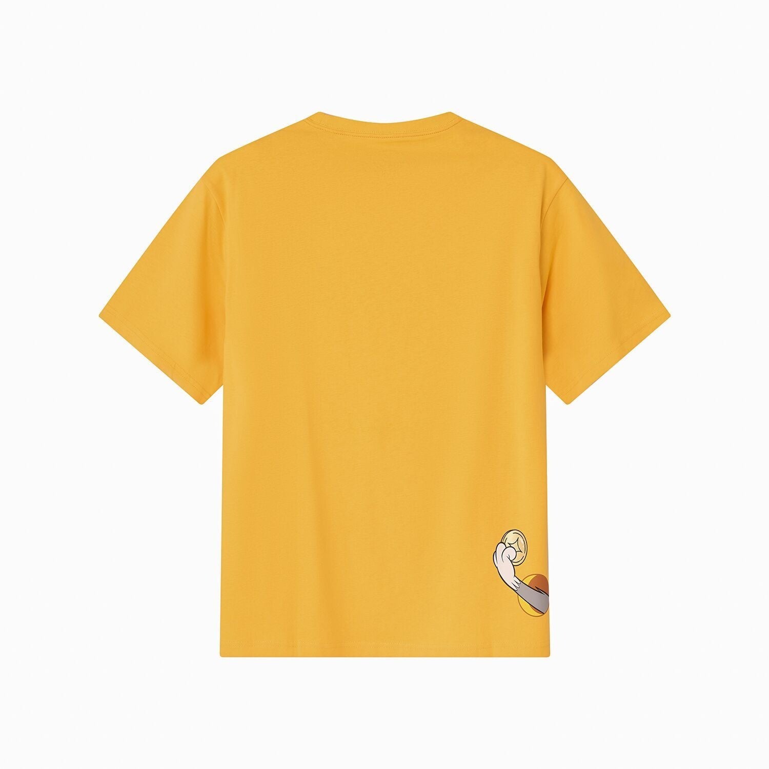 Men’s Relaxed Fit Cotton Print Tee - Tom & Jerry - Yellow - Giordano