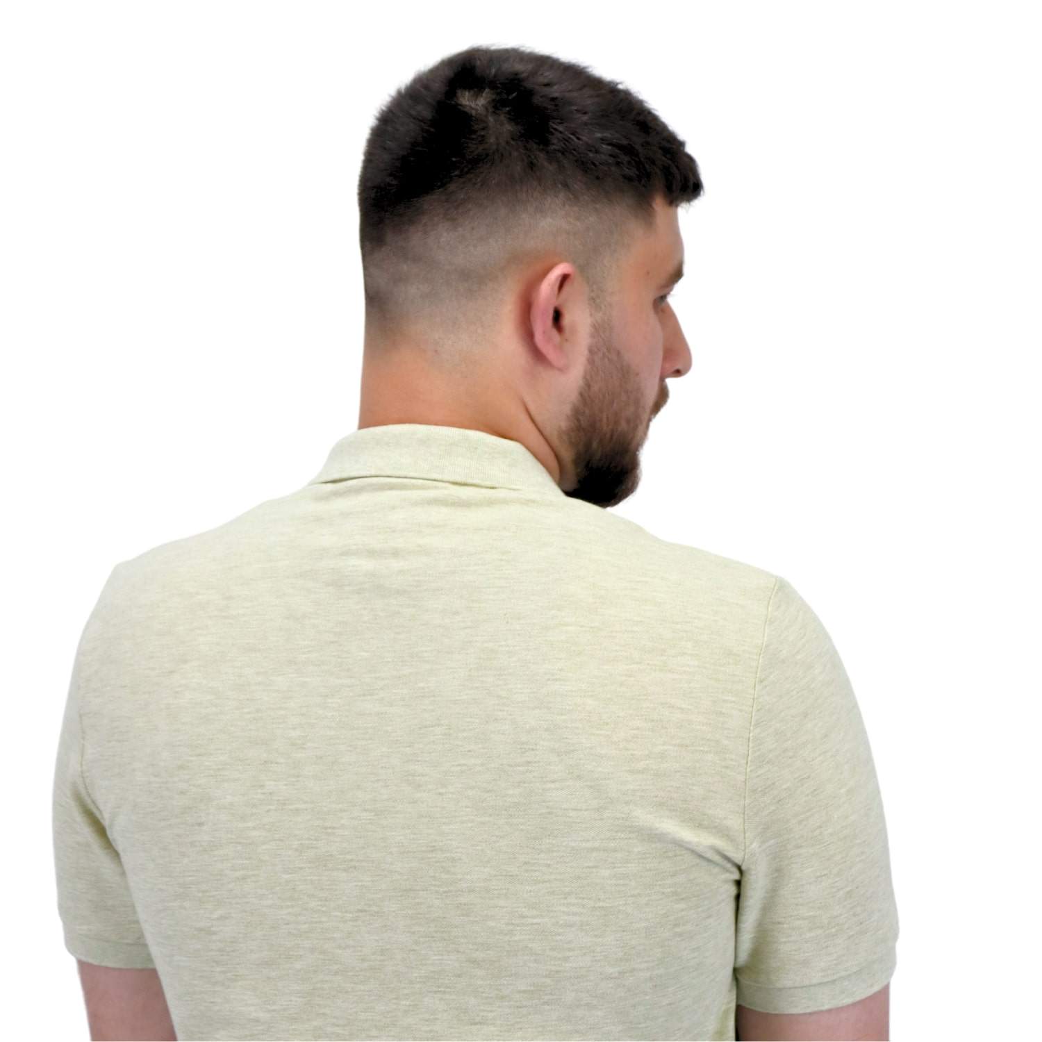 Men's Short Sleeve Slim Solid Polo - Green - Giordano