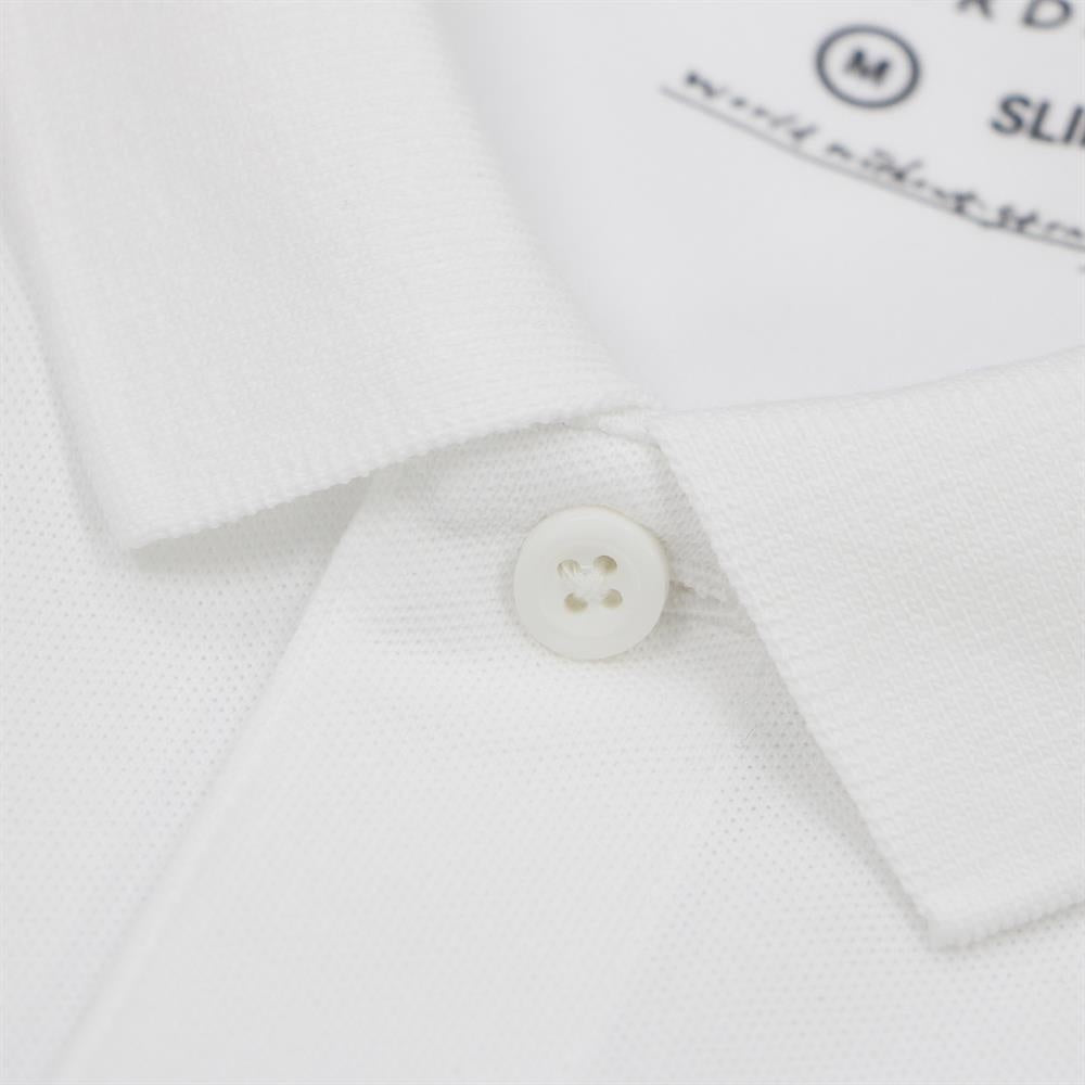 Men's Slim Fit Pique Polo - Giordano