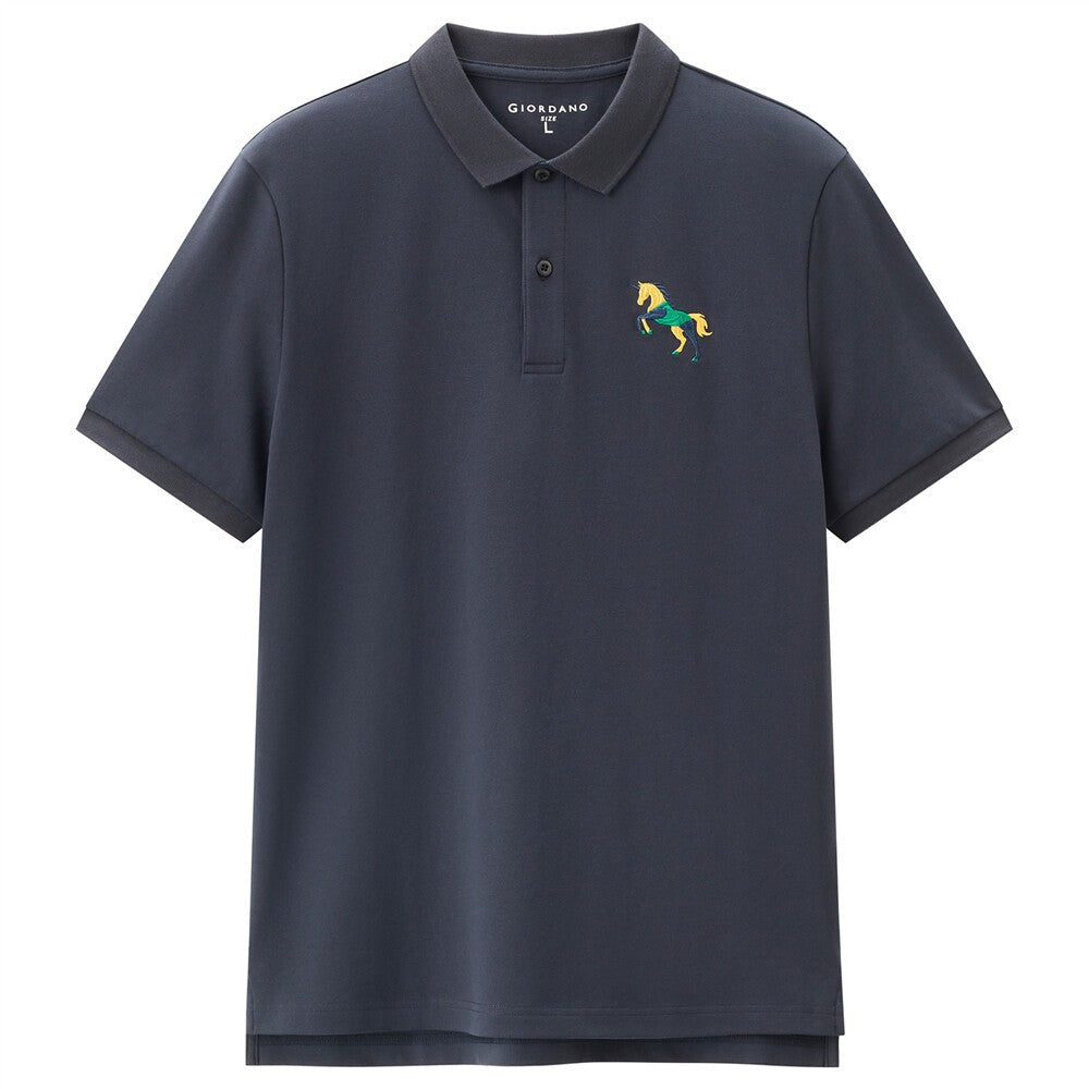 Men's Slim Taper Bold Polo - Giordano