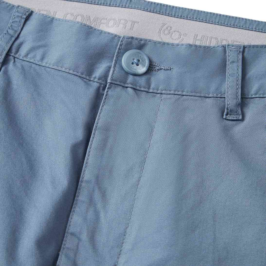 Men's Twill Low Rise Slim Tapered Bermuda - Blue - Giordano
