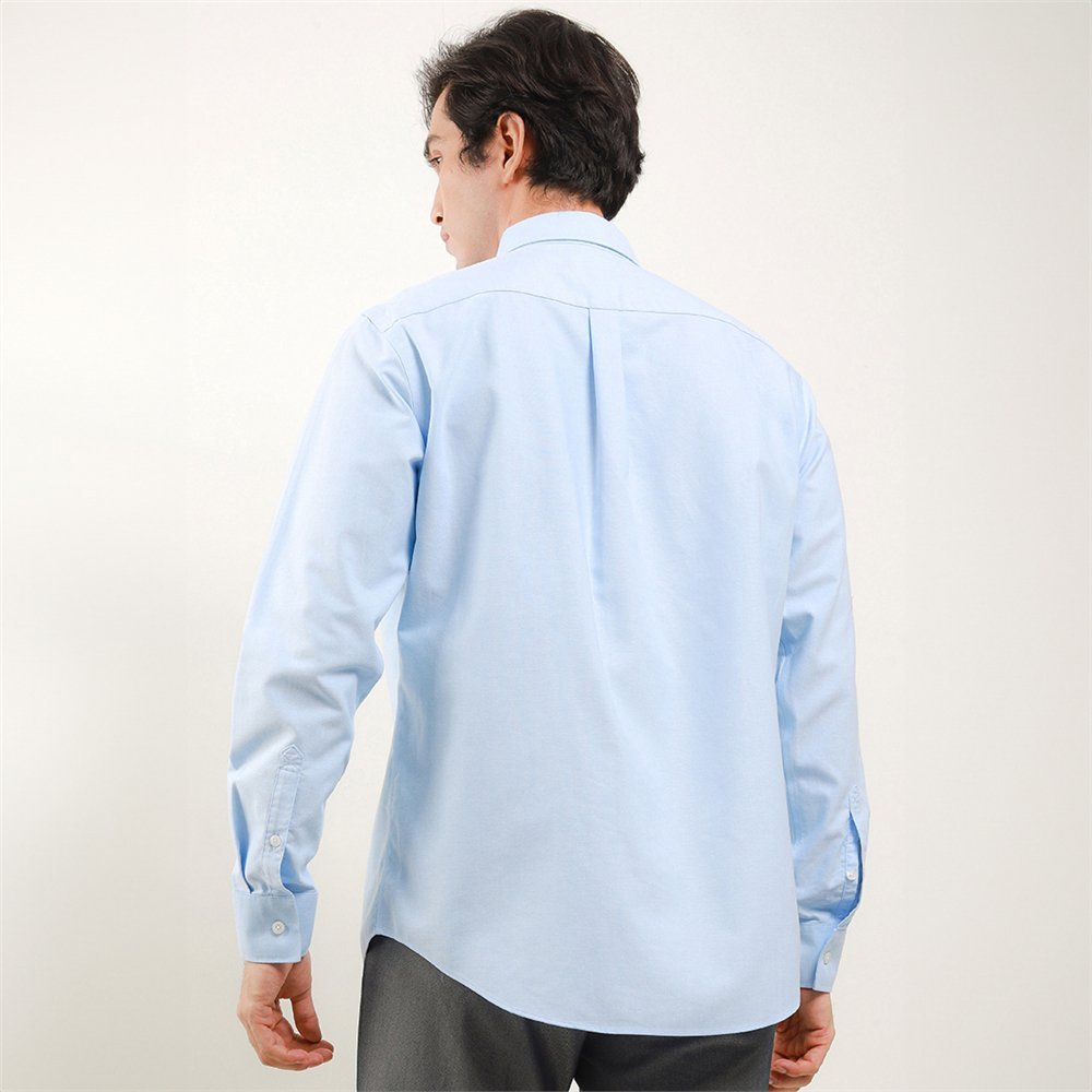 Men's Wrinkle Free Shirt - Blue - Giordano