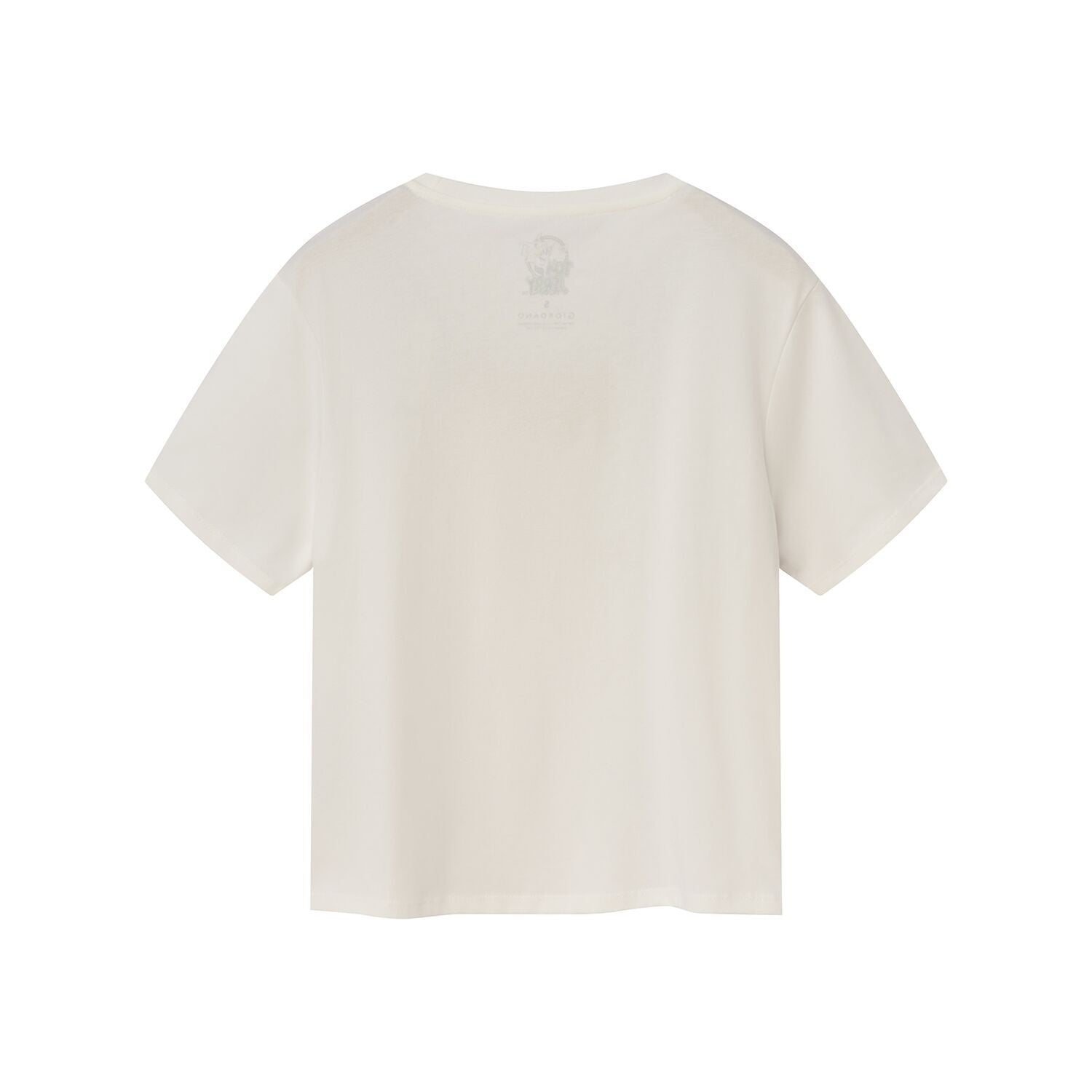 Women’s Crew Neck Print Tee - Tom & Jerry - White - Giordano