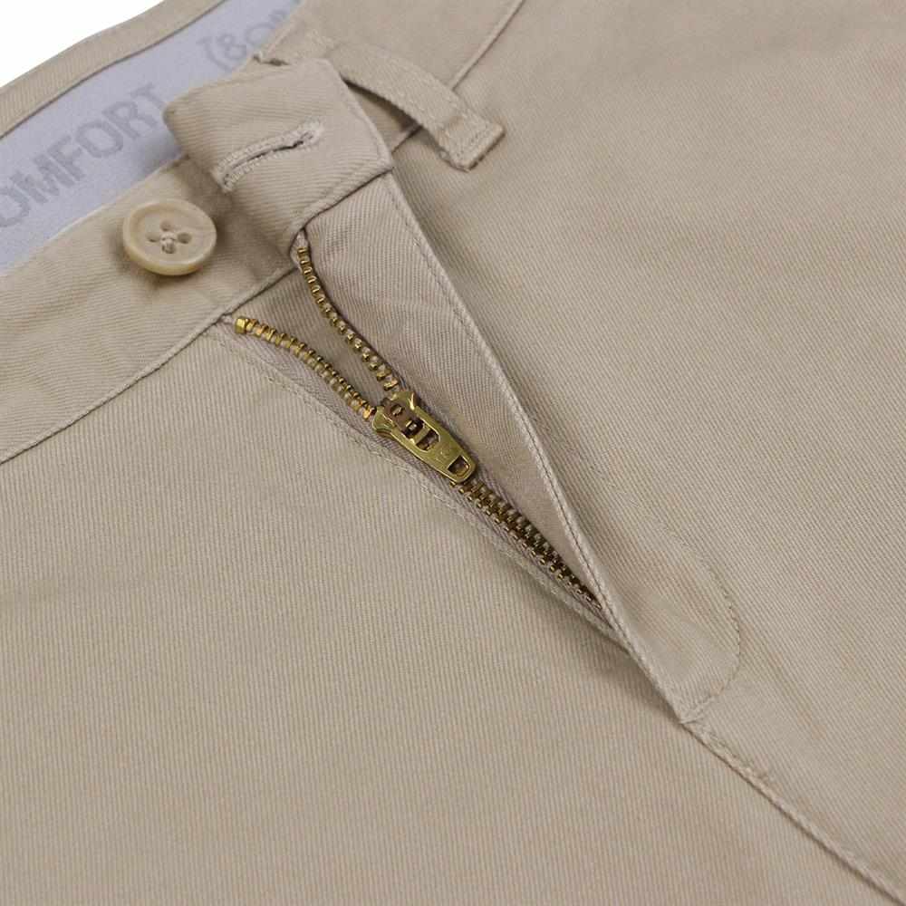 Women's High Waist Regular Taper Khaki Pants - Khaki - Giordano