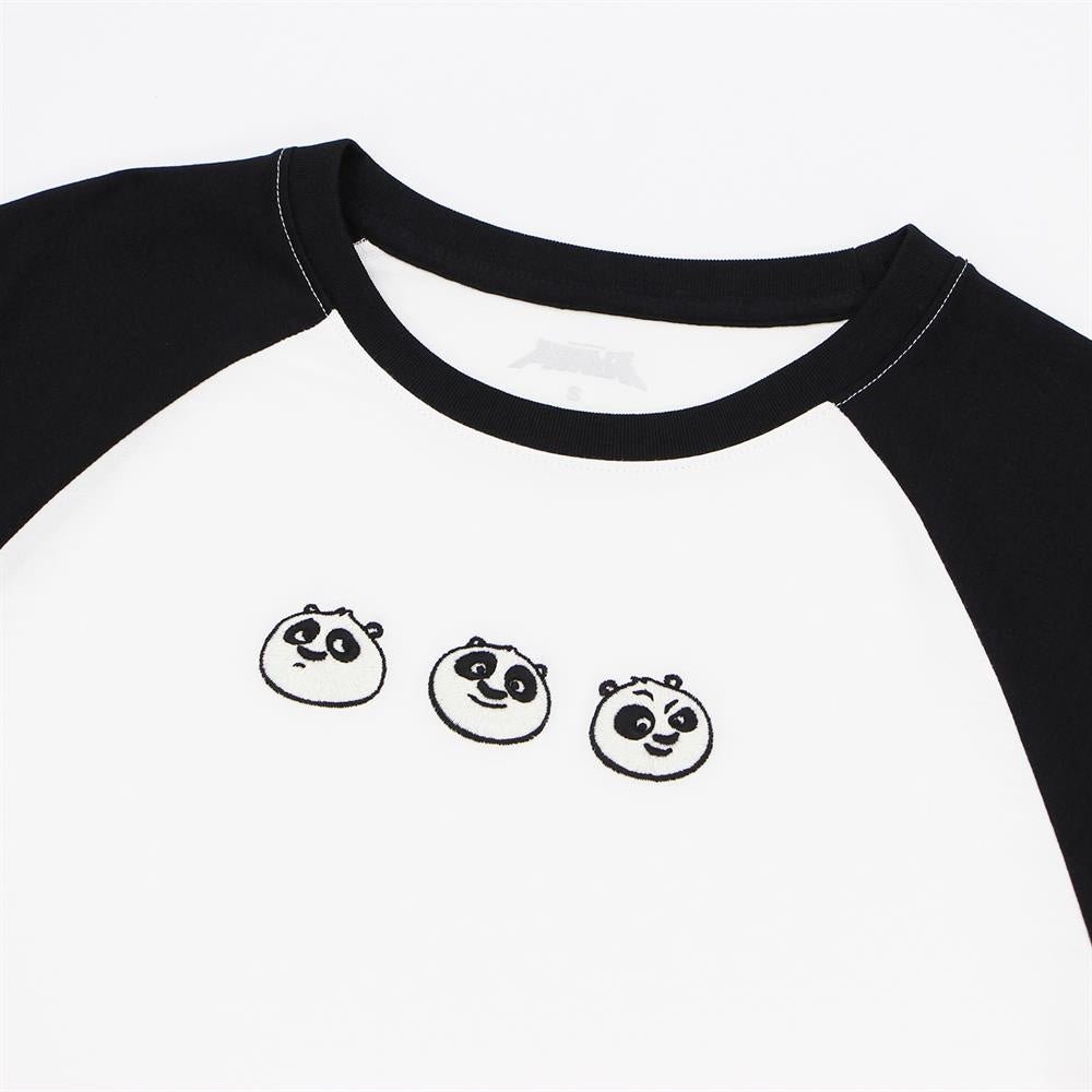 Women's Kung Fu Panda Cotton Jersey Crew Neck Short Sleeve Print Tee - Giordano