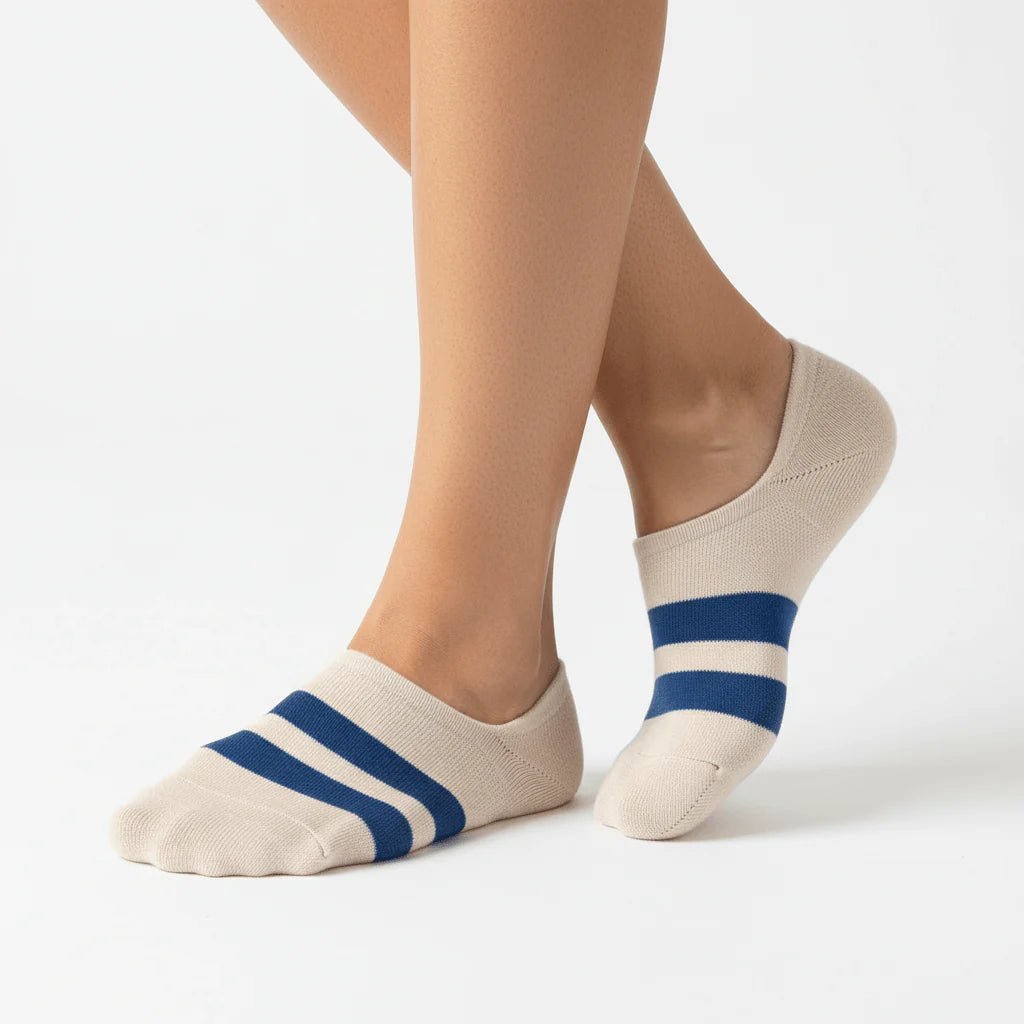 2 Pack Invisible Socks - White - Giordano
