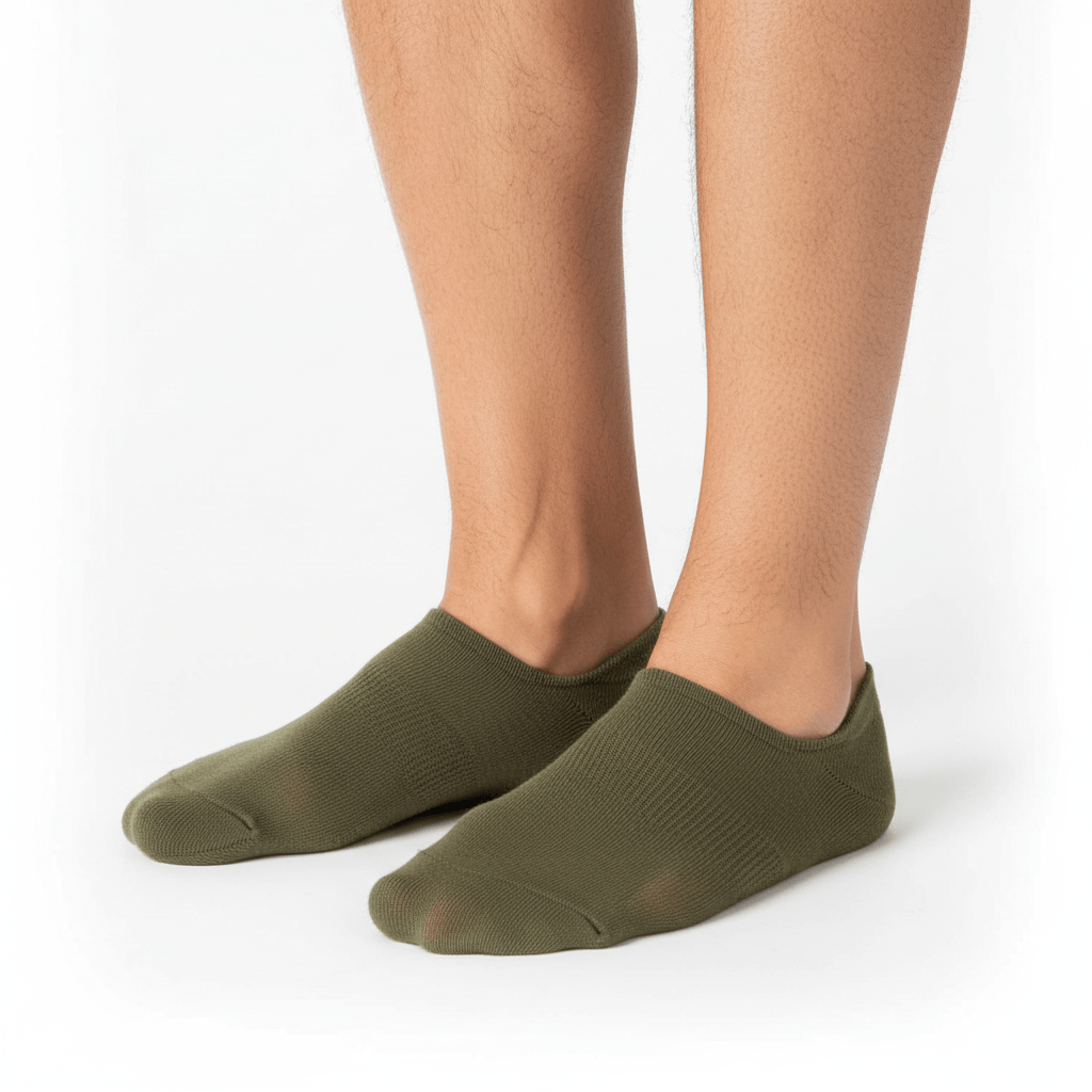 2 Pack Invisible Socks - Yellow - Giordano