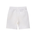 Junior Cotton Twill Mid Rise Comfort Fit Elastic Waist Shorts - White - Giordano