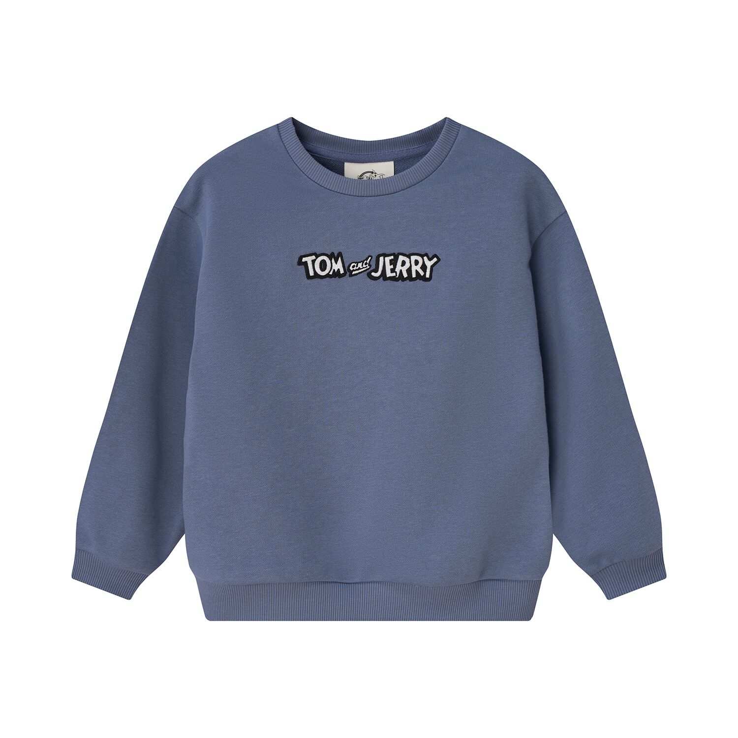 Junior French Terry Crew Neck Relaxed Sweatshirt – Tom & Jerry - Blue - Giordano