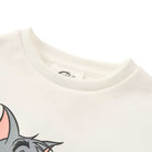 Junior French Terry Crew Neck Relaxed Sweatshirt – Tom & Jerry - White - Giordano