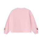 Junior French Terry Oversized Print Long Sleeve Sweater - Tom & Jerry - Pink - Giordano