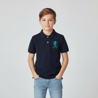 Junior Lion Polo - Blue - Giordano