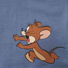 Junior Regular Fit Cotton Print Tee - Tom & Jerry - Blue - Giordano