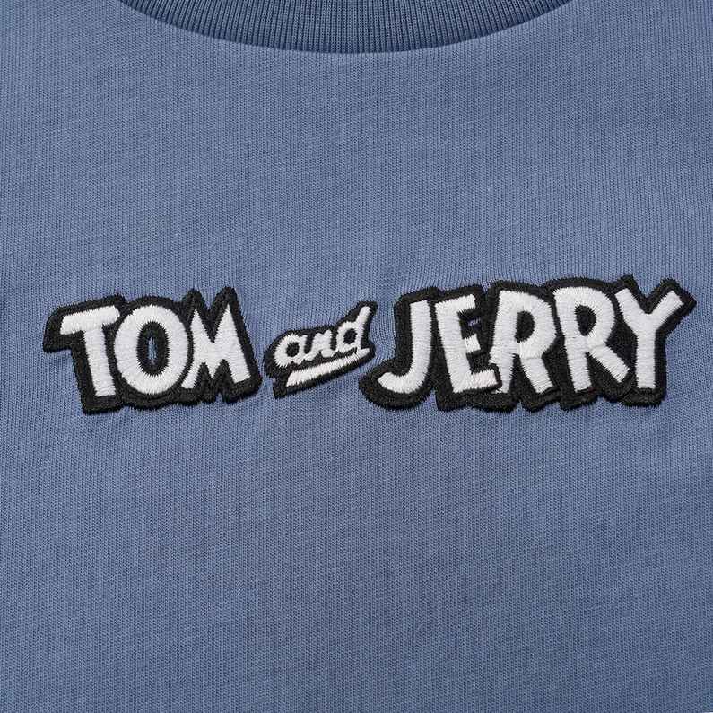 Junior Regular Fit Cotton Print Tee - Tom & Jerry - Blue - Giordano