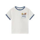 Junior Regular Fit Cotton Print Tee - Tom & Jerry - White - Giordano