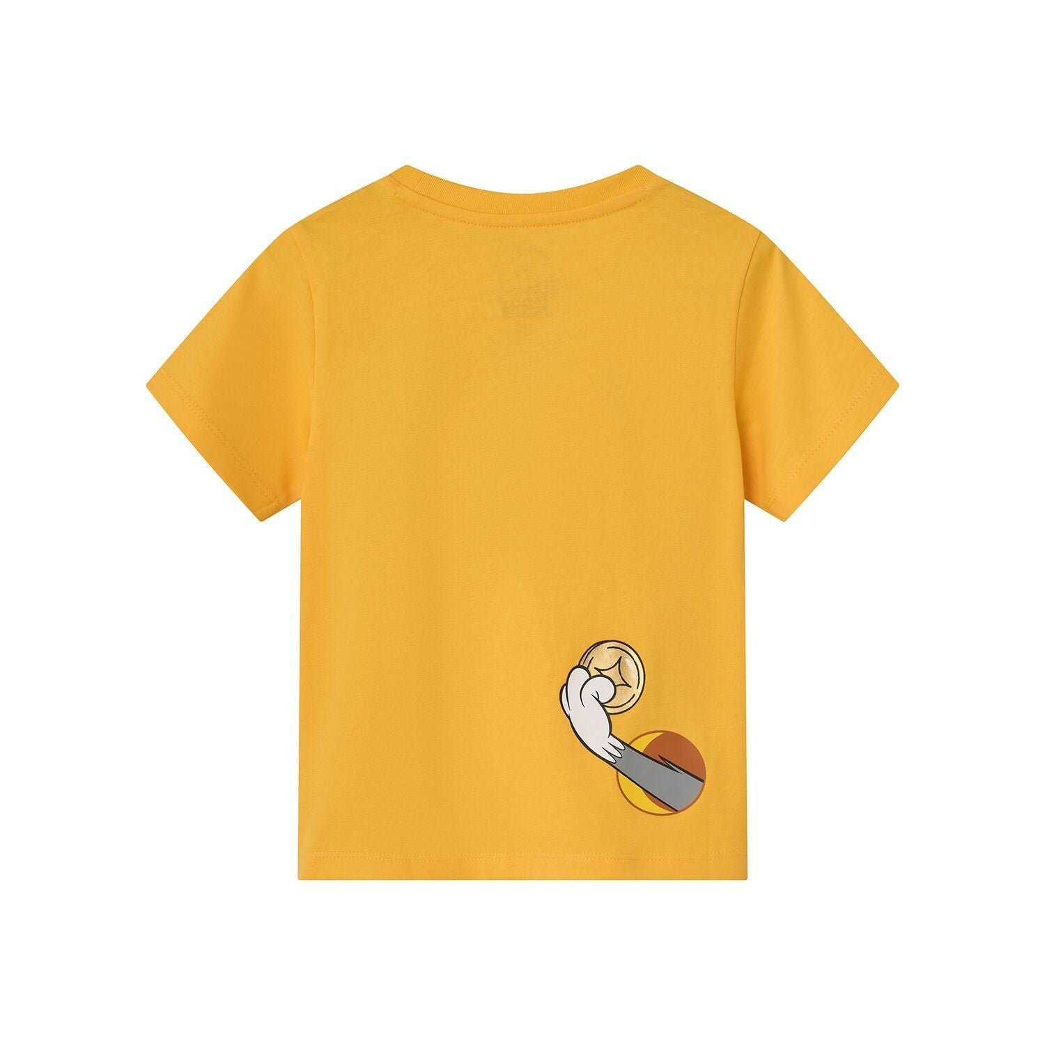 Junior Regular Fit Cotton Print Tee - Tom & Jerry - Yellow - Giordano