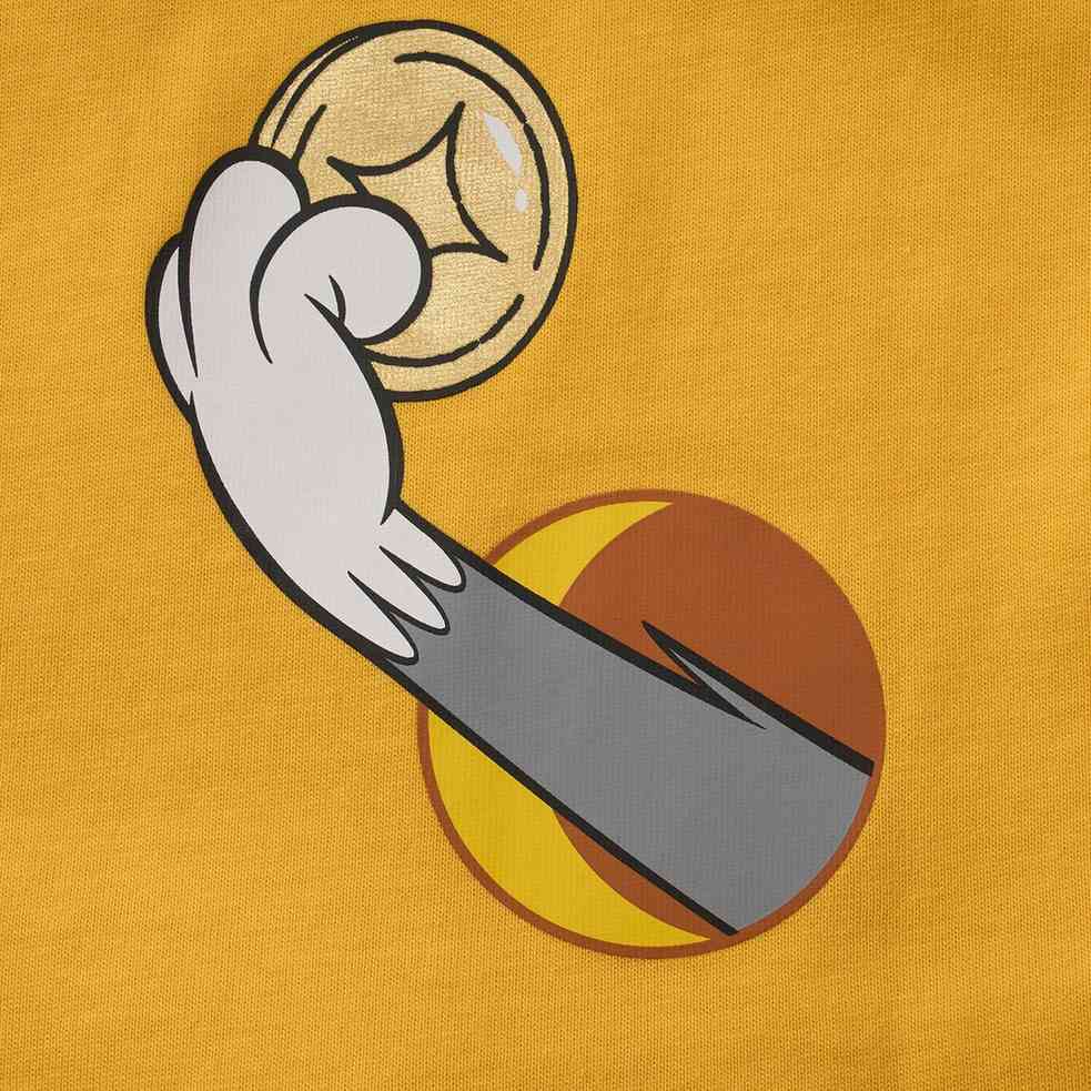 Junior Regular Fit Cotton Print Tee - Tom & Jerry - Yellow - Giordano