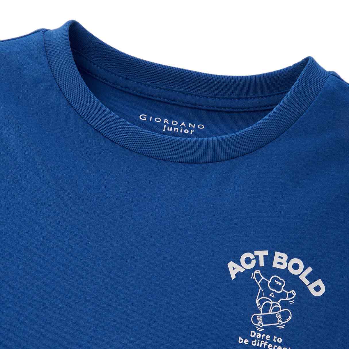 Junior Regular Fit Graphic Print Tee - Giordano