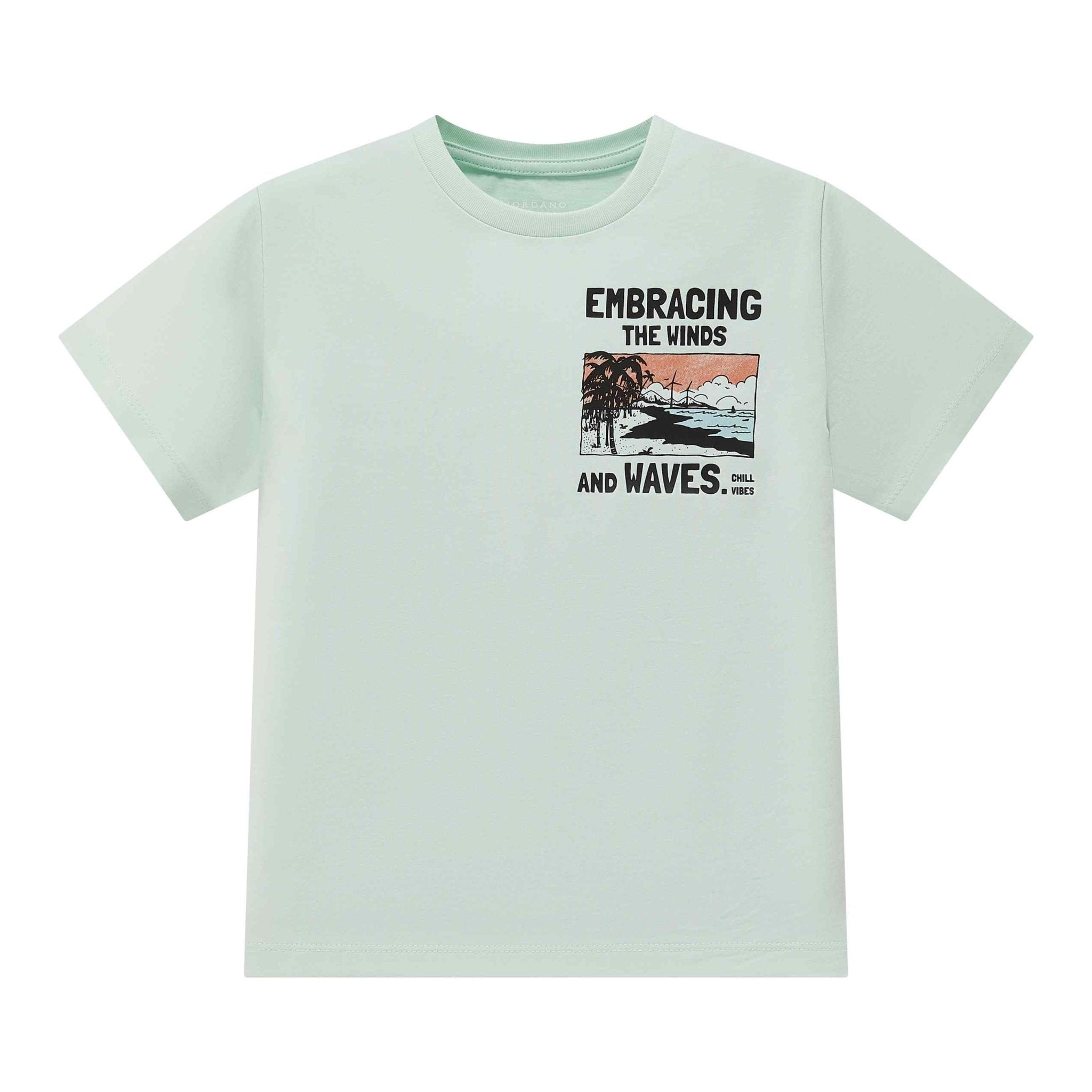 Junior Regular Fit Graphic Print Tee - Giordano