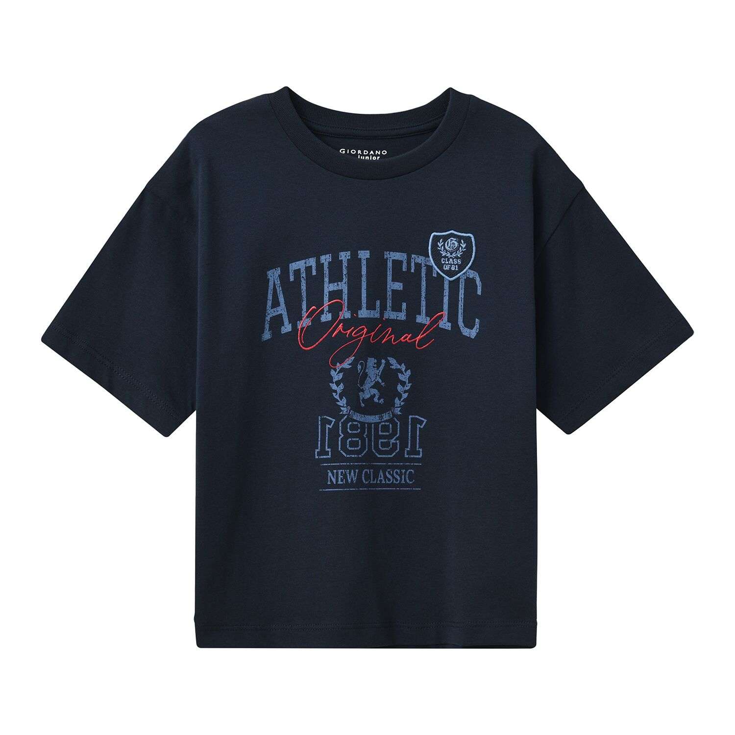 Junior's Comfort Fit Print Cotton Jersey Tee - Giordano