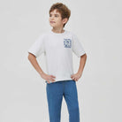 Junior's Cotton Jersey Crew Neck Print Tee - Giordano