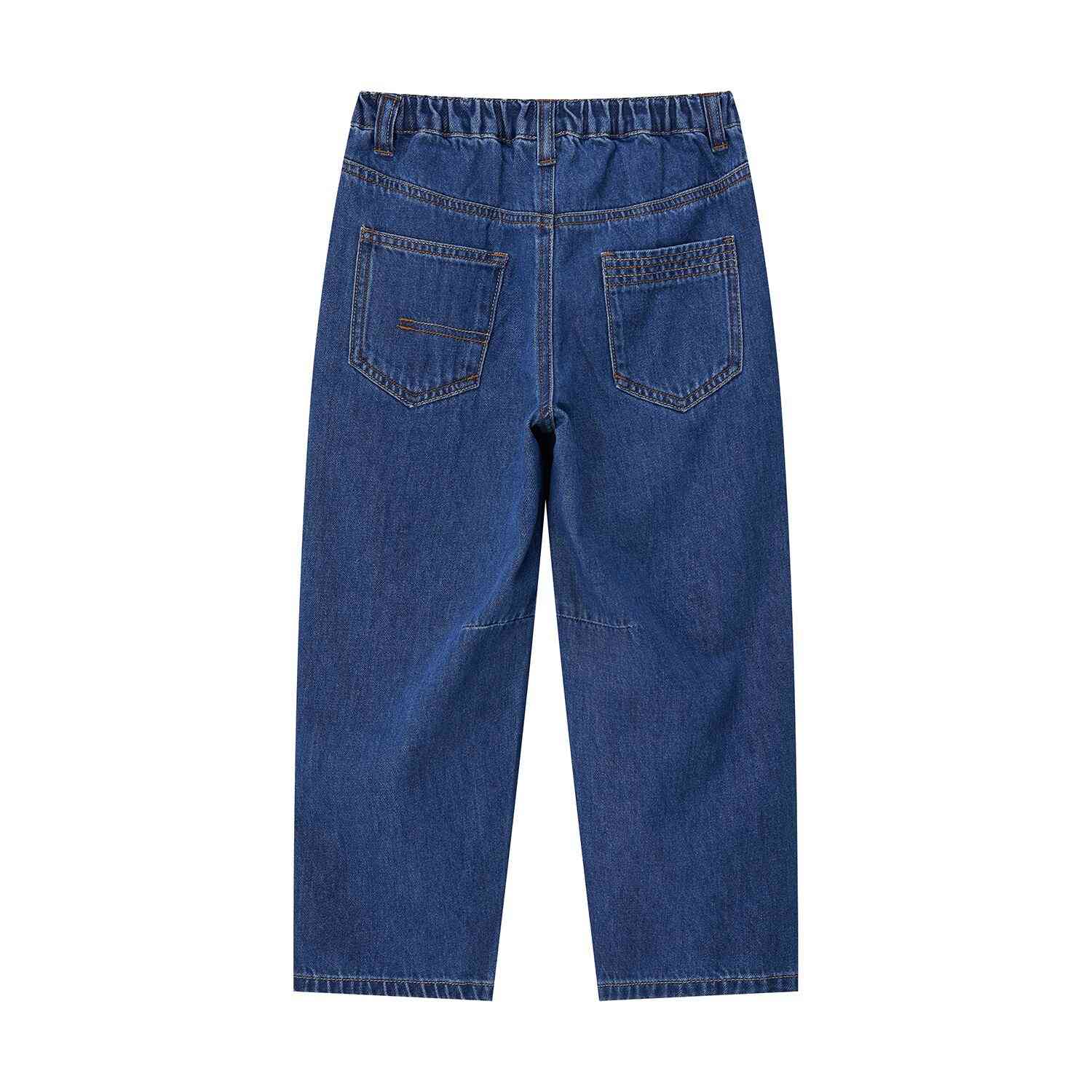 Junior's Relax Taper Cotton Denim Jeans - Giordano