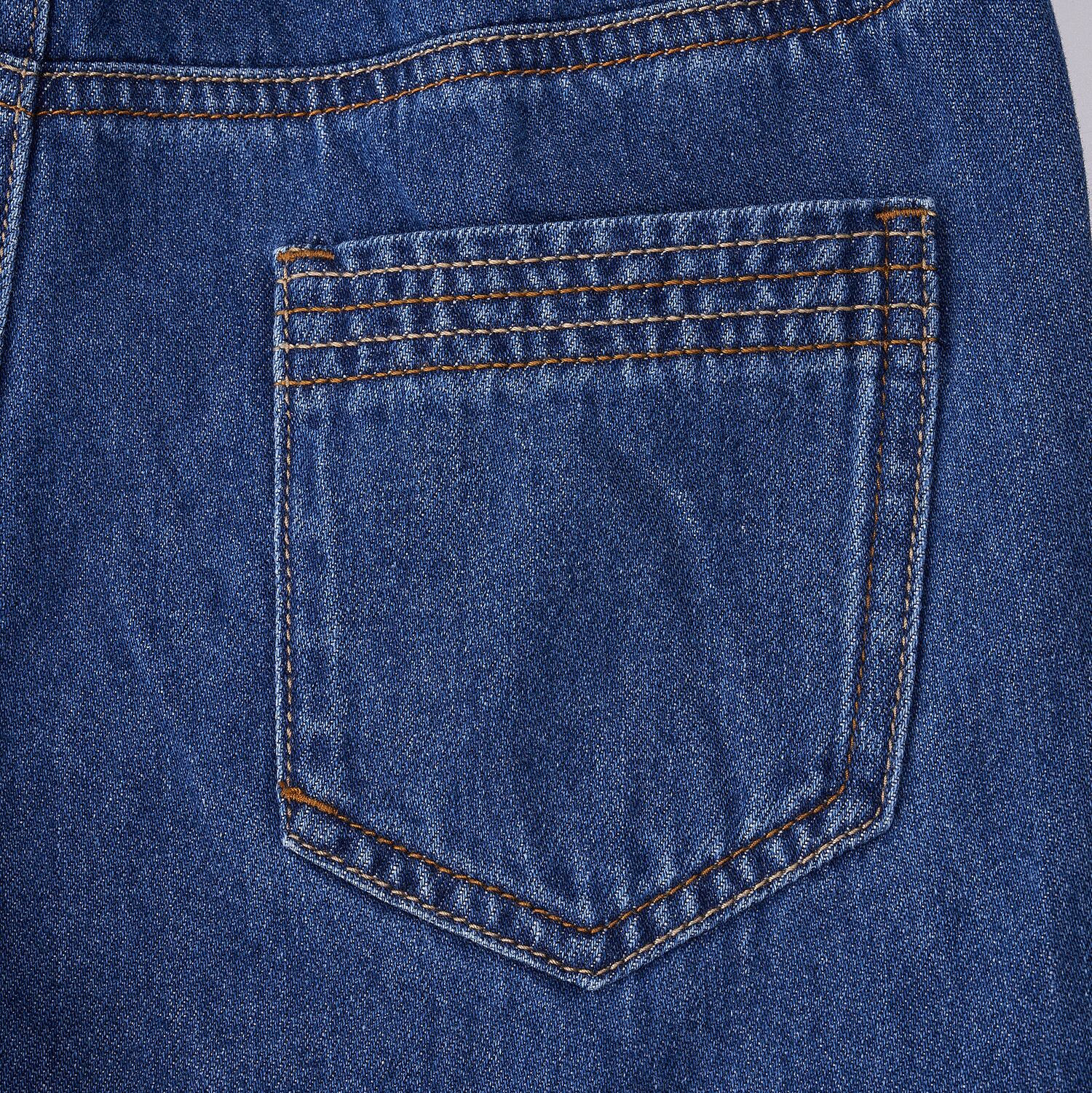 Junior's Relax Taper Cotton Denim Jeans - Giordano