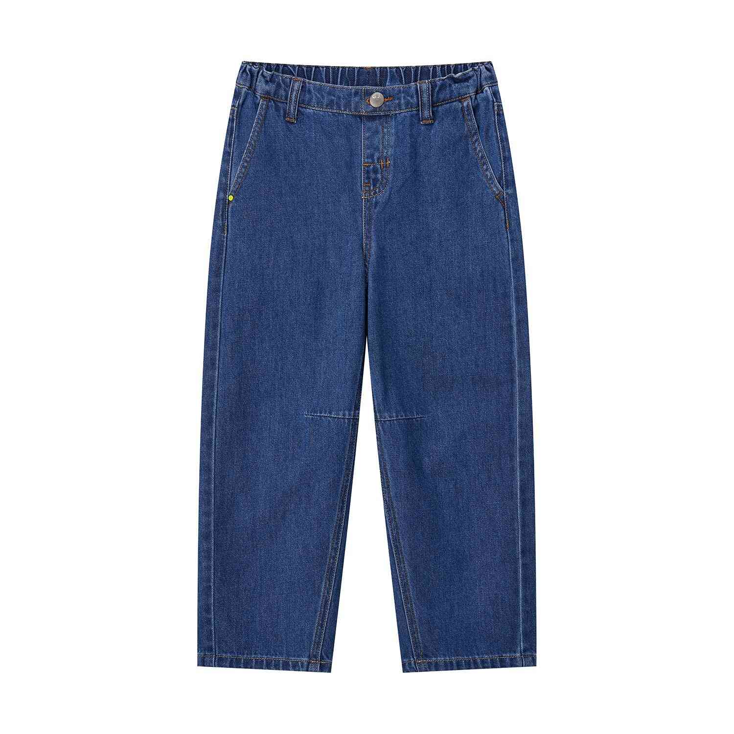 Junior's Relax Taper Cotton Denim Jeans - Giordano
