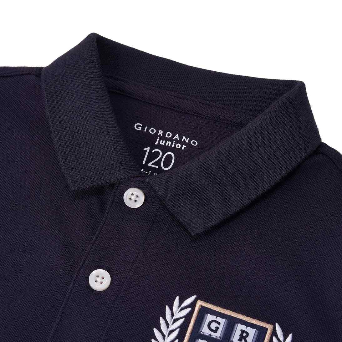 Junior's Slim Fit Preppy Pique Polo - Giordano