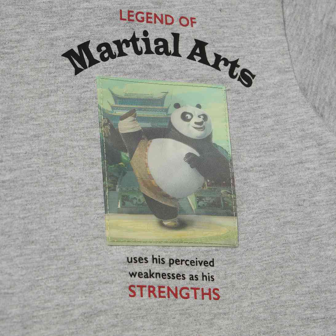 Kids Kung Fu Panda Series Cotton Jersey Crewneck Print Tee - Giordano