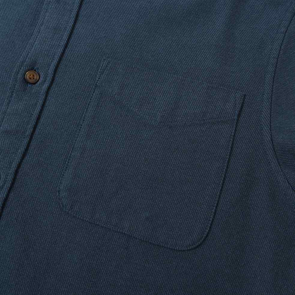 Men's Basket Weave Full Opening Long Sleeve Shirt - Giordano